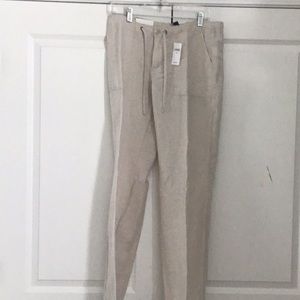 Gap Factory linen draw string pants.